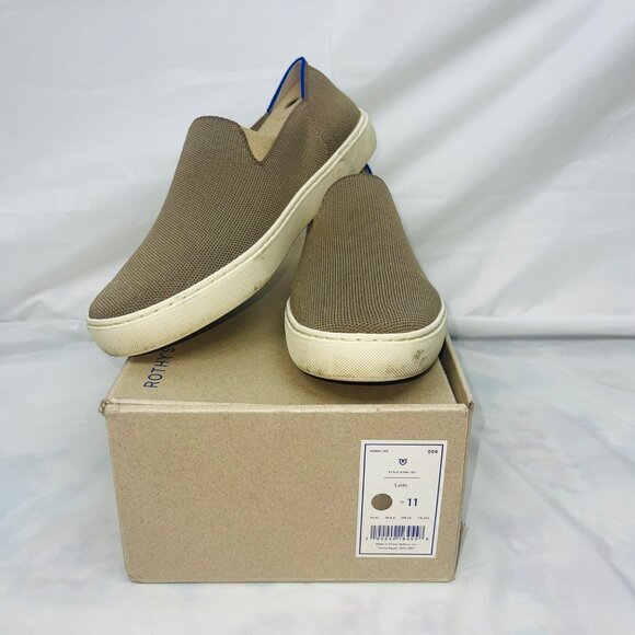 Rothys' The Original Slip-On Sneakers in Latte Size 11 - Picture 7 of 11